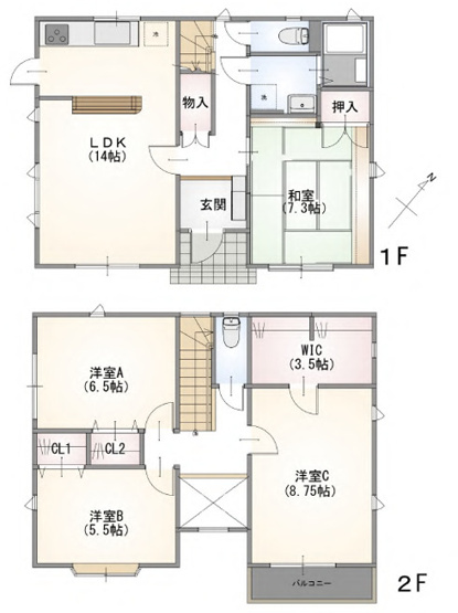 【間取り】 | 藤沢市本藤沢2丁目 中古戸建 全1棟