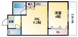 【間取り】 | オフィス・みざ　箕輪マンション