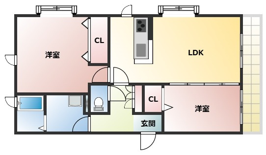 GOLD BAMBOO Ⅱの間取り