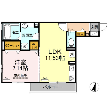 ロイヤル岡崎柱の間取り