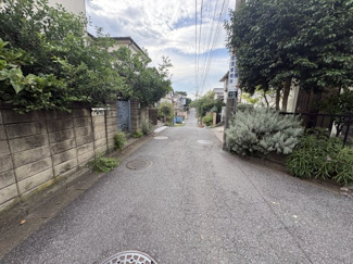 【前面道路含む現地写真】 | 船橋市松が丘4丁目　売地