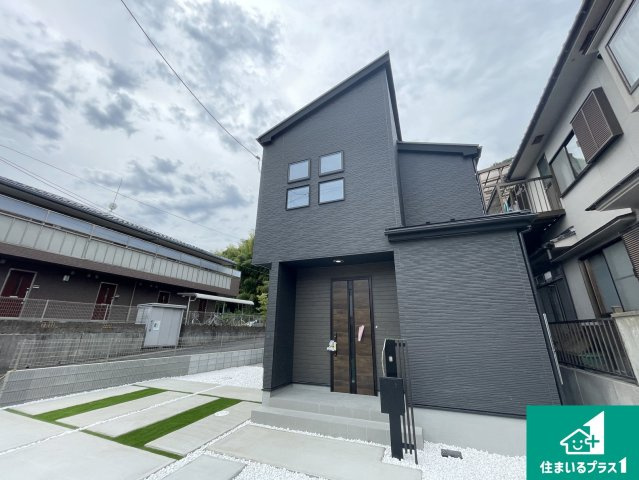 大津市秋葉台　第2期　新築一戸建ての外観|流行に左右されないシンプルな外観！
