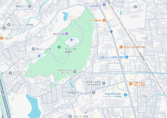 大津市秋葉台　第2期　新築一戸建ての地図