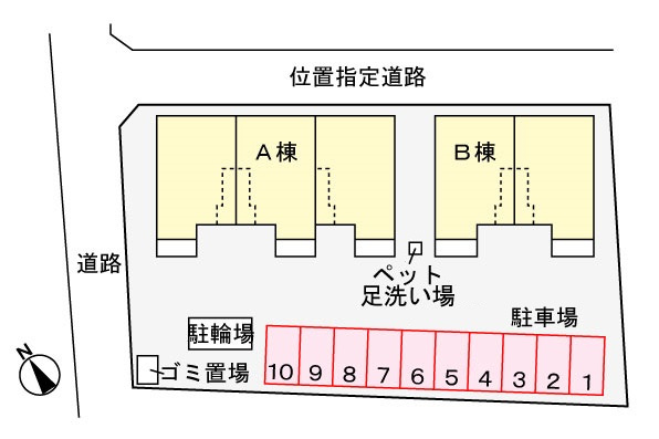 ノアＡの駐車場|駐車場