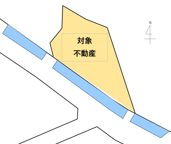 安芸区中野東6丁目の土地図