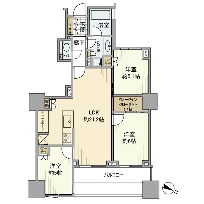 パークコート千代田四番町の間取り