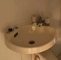 アクアデビラの洗面所|洗面台です。