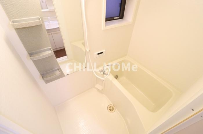 前橋市天川町のアパートの浴室|当社、チルホームのHPもご覧ください(^^)/物件情報多数♪