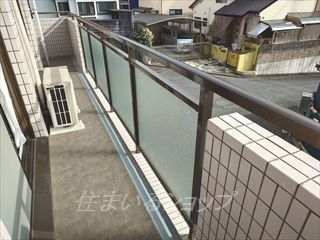 アルティメイトビル落合のバルコニー