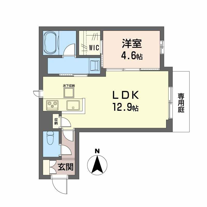 ユーグレイス東島田の間取り