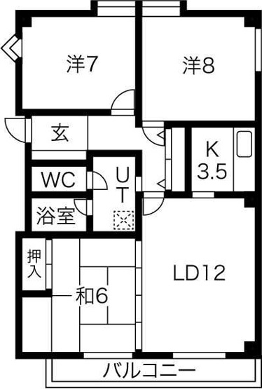 【間取り】 | メイプルコート諏訪ノ森