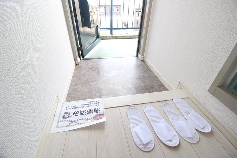 ソレイユKの玄関