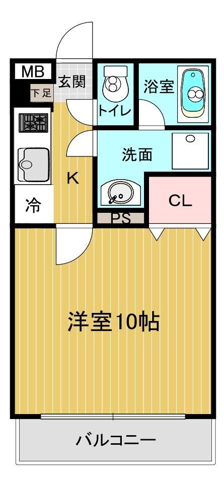 ピュアブリス中仙道の間取り