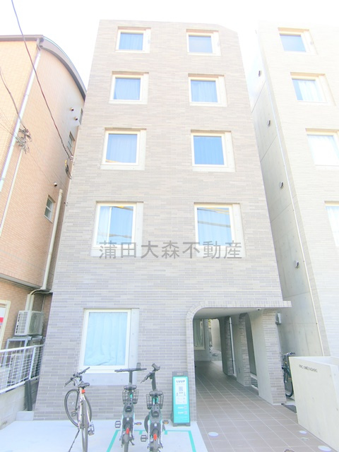 FRC梅屋敷の外観|2025年3月築　RC鉄筋コンクリート造地上5階建て総戸数14戸インターネット無料
東京都大田区大森西7丁目　京浜急行本線梅屋敷駅徒歩10分