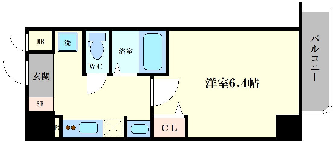 ラナップスクエア大阪城西の間取り
