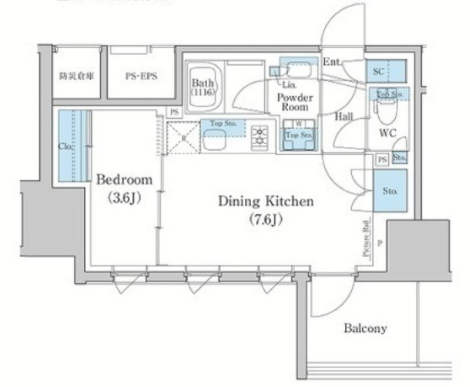 スタイリオ蒲田WESTの間取り|間取り図