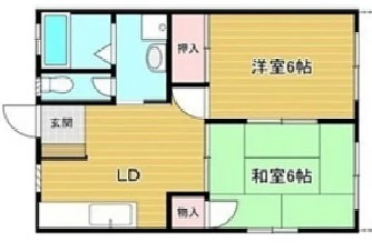那須塩原市　1棟アパートの間取り