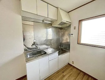 那須塩原市　1棟アパートのキッチン