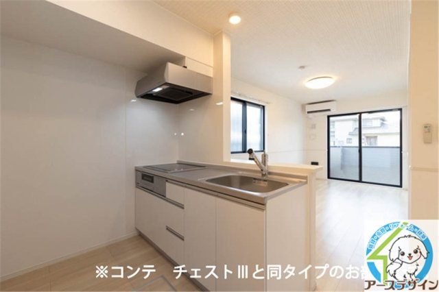 ヒカルサ東加古川のキッチン|※パース写真
