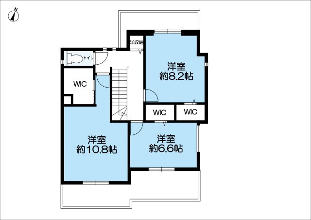 芦屋市涼風町26-6戸建ての間取り|２F