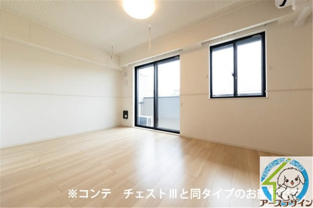 ヒカルサ東加古川の居間・リビング|※パース写真