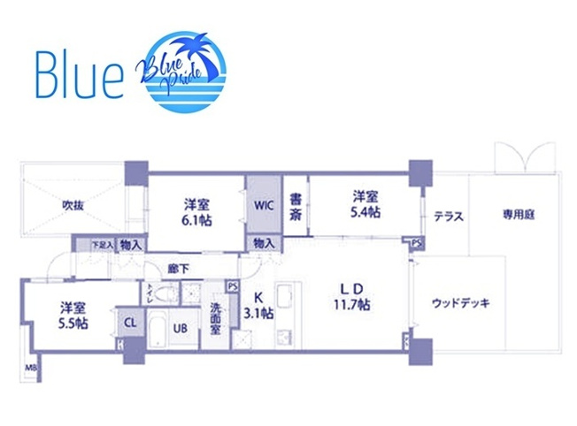 【間取り】 | ヴェレーナ横浜三ツ沢