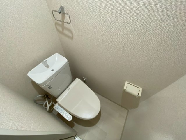 神戸市灘区友田町４丁目の賃貸マンションのトイレ