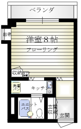 神戸市灘区友田町４丁目の賃貸マンションの間取り