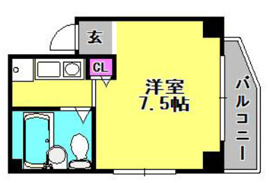 エイエムハイツの間取り