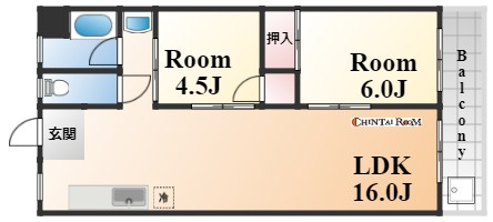 一王山グランドハイツの間取り