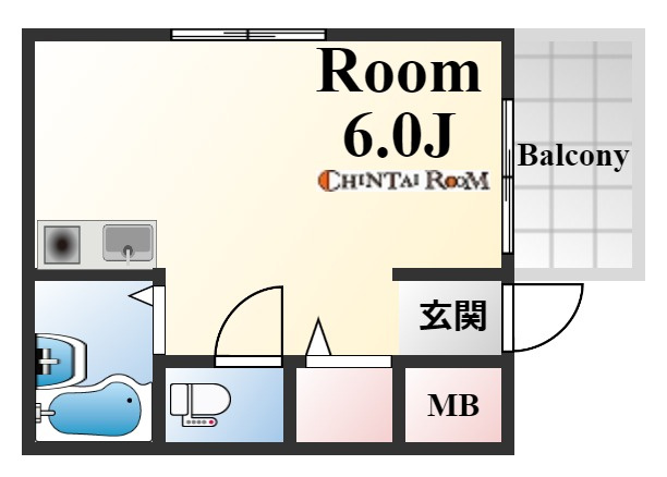 シティライフ稗原の間取り
