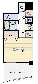 神戸市灘区王子町１丁目の賃貸マンションの間取り