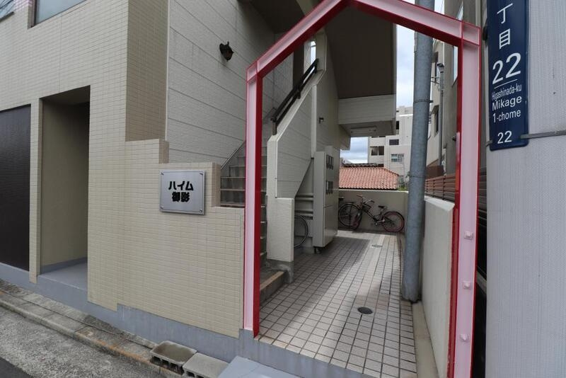 神戸市東灘区御影１丁目の賃貸マンションのエントランス