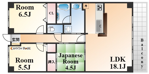 ジークレフ六甲の丘の間取り
