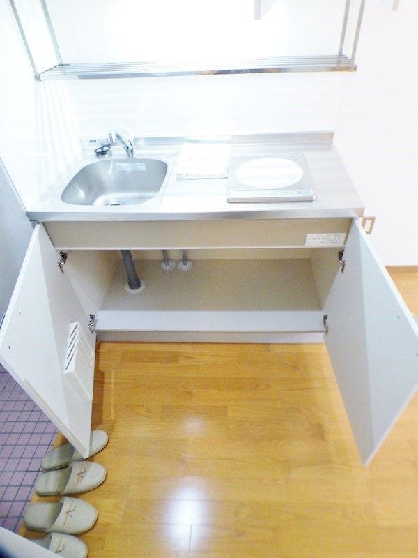 芦屋市東芦屋町の賃貸マンションのキッチン