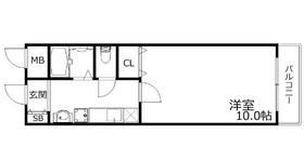 芦屋市茶屋之町の賃貸マンションの間取り