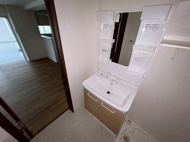 神戸市中央区北野町４丁目の賃貸マンションの洗面所