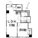 神戸市灘区天城通４丁目の賃貸マンションの間取り