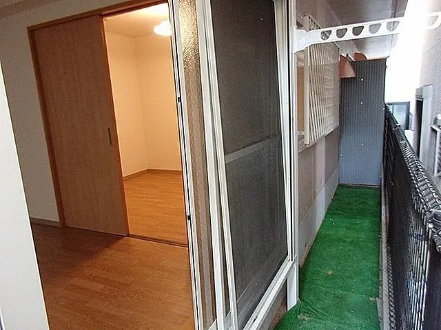 神戸市灘区天城通４丁目の賃貸マンションのバルコニー