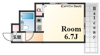 ダイアパレス新神戸の間取り
