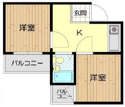 アメニティ東神戸の間取り