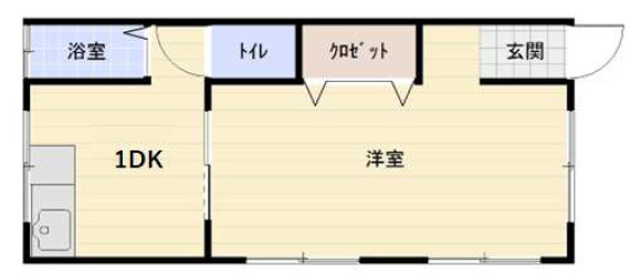 神戸市東灘区住吉山手１丁目のアパートの間取り