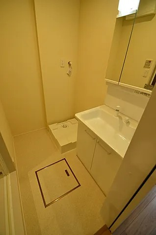 神戸市中央区宮本通４丁目の賃貸マンションの洗面所