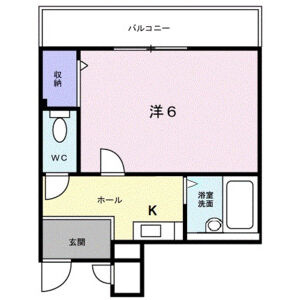 神戸市灘区岩屋北町３丁目の賃貸マンションの間取り