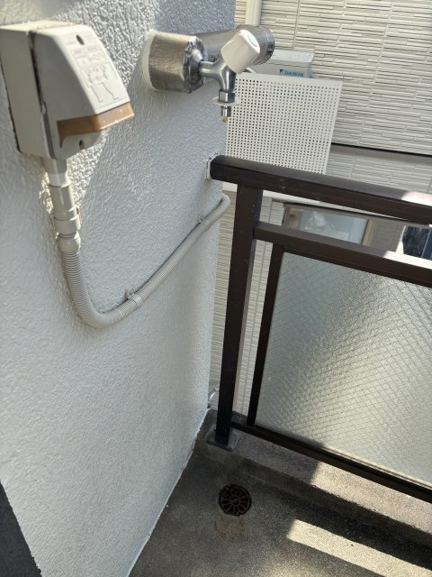 神戸市東灘区本山北町３丁目の賃貸マンションのバルコニー