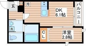 プログレス河原町の間取り