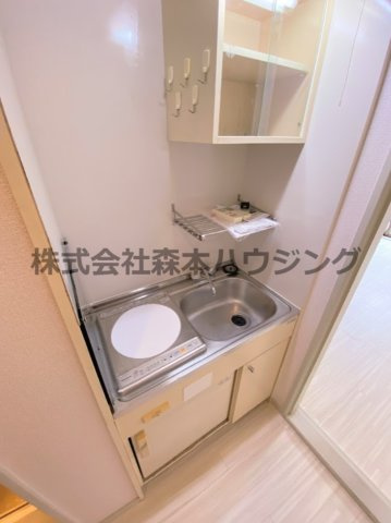 【キッチン】 | 　アイリス野崎 | きれいなキッチンです