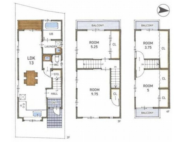 【間取り】 | 山科区大塚北溝町　中古戸建