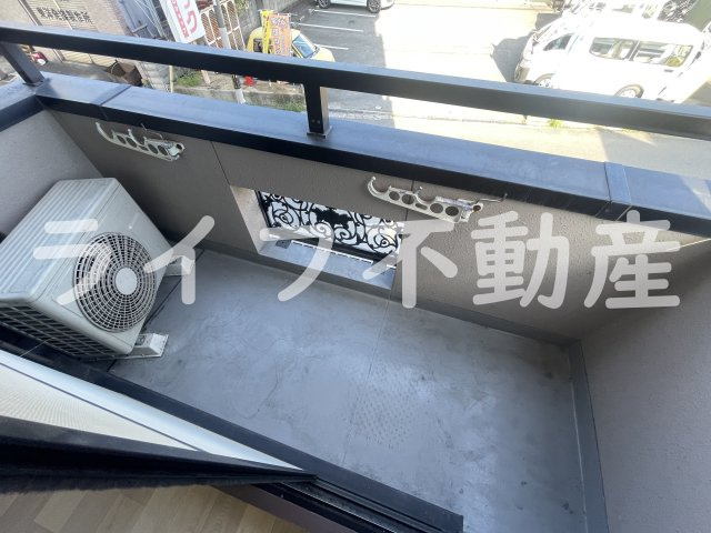 大宝高井田ル・グランのバルコニー|落ち着いた時間を過ごせるバルコニーです