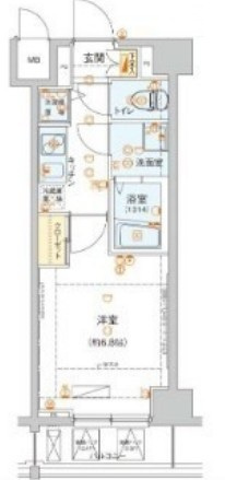 ハーモニーレジデンス池上の間取り|間取りです。
